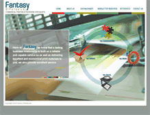 Tablet Screenshot of fantasyprint.com